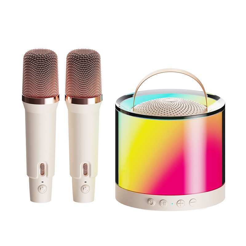 K36 Mini Karaoke Speaker All-in-one Machine High Sound Quality Dual Microphone Singing Long Battery Life Portable