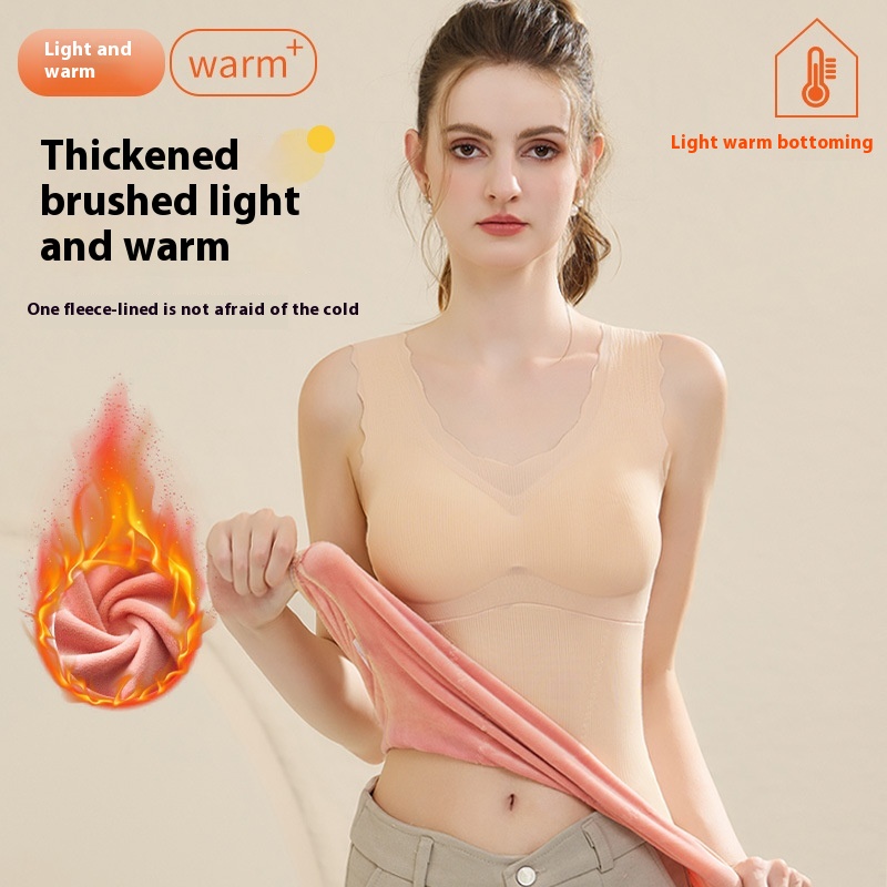 Patented Thickened Ultra-soft Velvet,Heat Storage37°CRibbed Fabric,Professional Shaping Vest Base