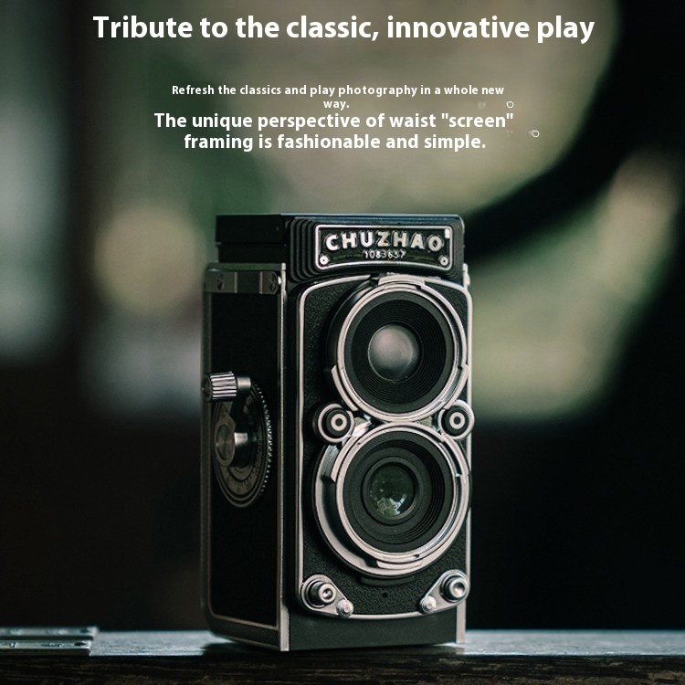 Simulation Double-reverse Digital Camera Retro Portable Mini Ccd Small Camera