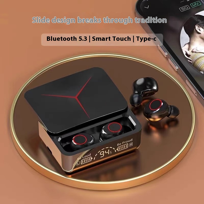 M90pro Bluetooth Headset Wireless In-ear Sliding Noise Reduction Mini E-sports Gaming Sports Headset