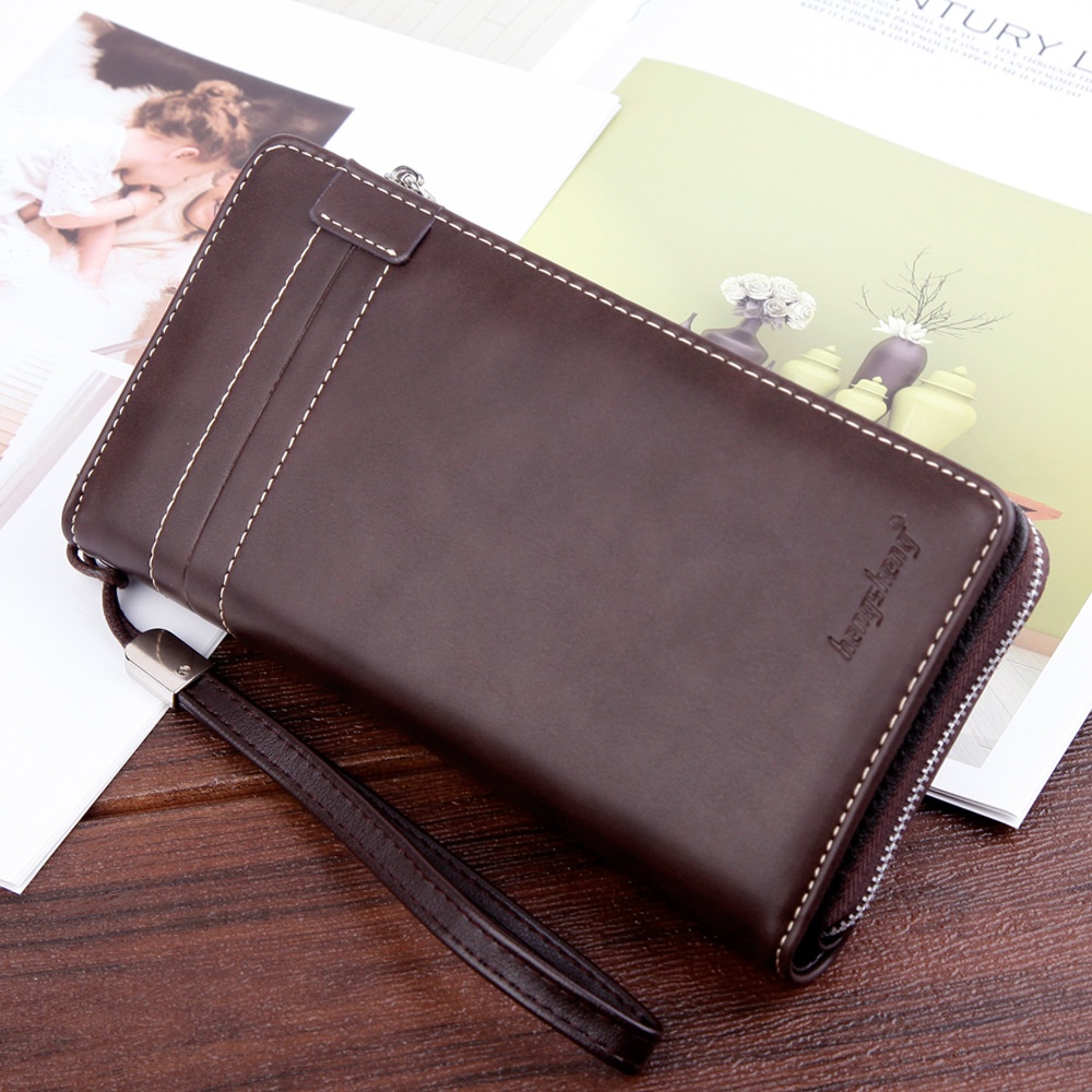 Korean Version Of The Men's Wallet Men's Long Clutch Bag Multi-function Multi-card Slot Large Capacity Clutch Bag Business