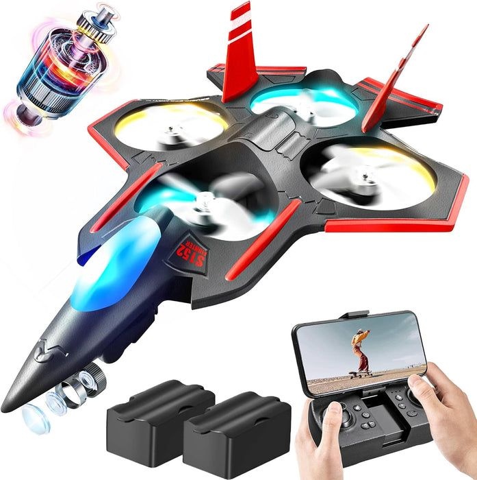 S152 Remote Control Brushless Fixed-Wing Glider–Optical Flow Positioning,Dual ESC,Dual Camera,High-Definition Aerial Photography Drone