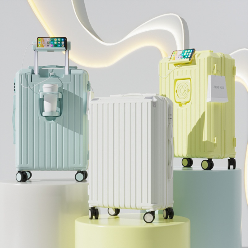 20-inch Suitcase Trolley Case For Women,24-inch Anti-fall Large-capacity Suitcase For Men,Multi-functional Boarding Case,Password Suitcase