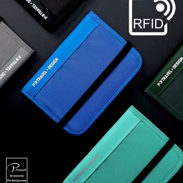 Travel Storage RFIDAnti-theft Waterproof Document Storage Travel Supplies Nylon Passport Bag Small Business Trip Abroad