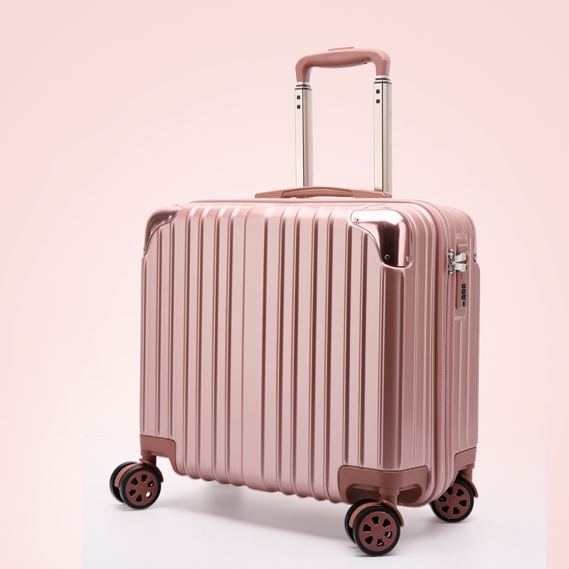 18 Inch Trolley Case For Women Small Suitcase16 Inch Travel Case Universal Wheel Student Boarding Password Box