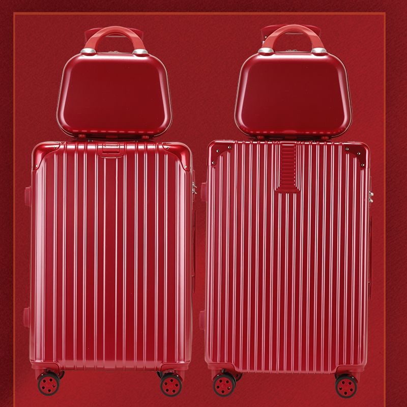 Wine Red Luggage–20-Inch Carry-On And24-Inch Suitcase