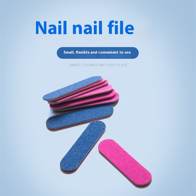 Nail File Nail File Mini Sanding Strip Wood Chip Coarse Sand Double-sided Manicure Tool