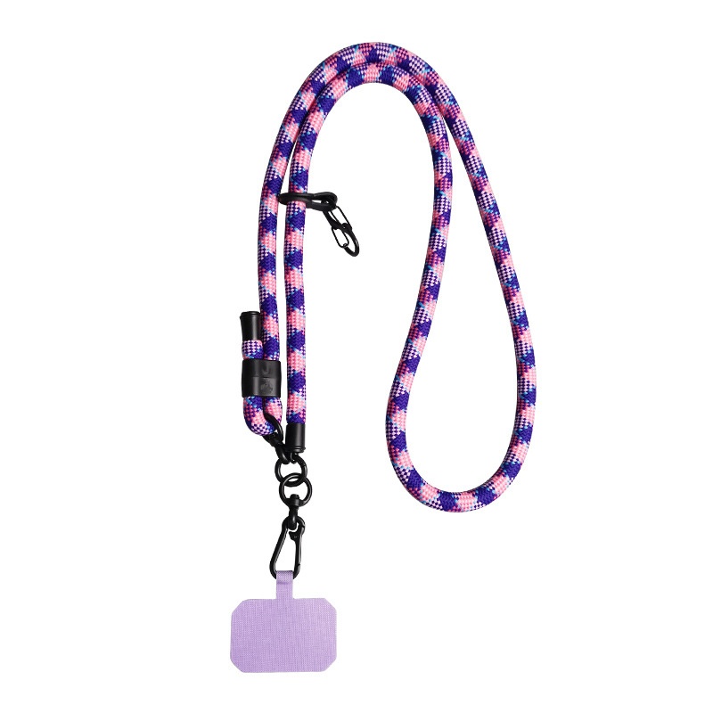 10 MMCross-body Mobile Phone Lanyard,Telescopic And Adjustable Woven Mountaineering Rope,Can Be Carried Outdoors And Is Sturdy To Prevent Loss.