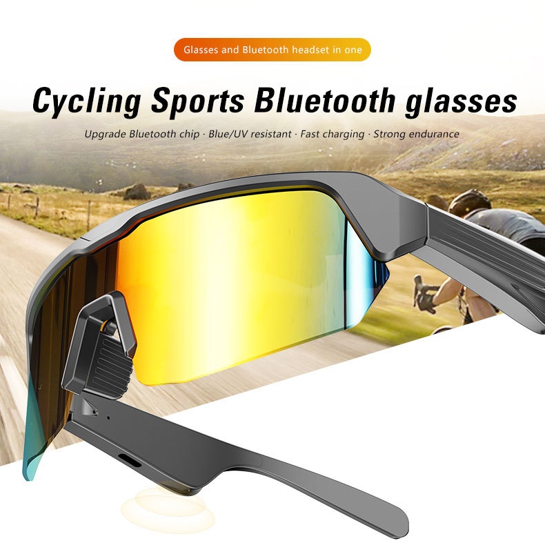 Outdoor Sports Sunglasses Smart Glasses Fashion Riding Bluetooth Glasses Songs Talking Men And Women