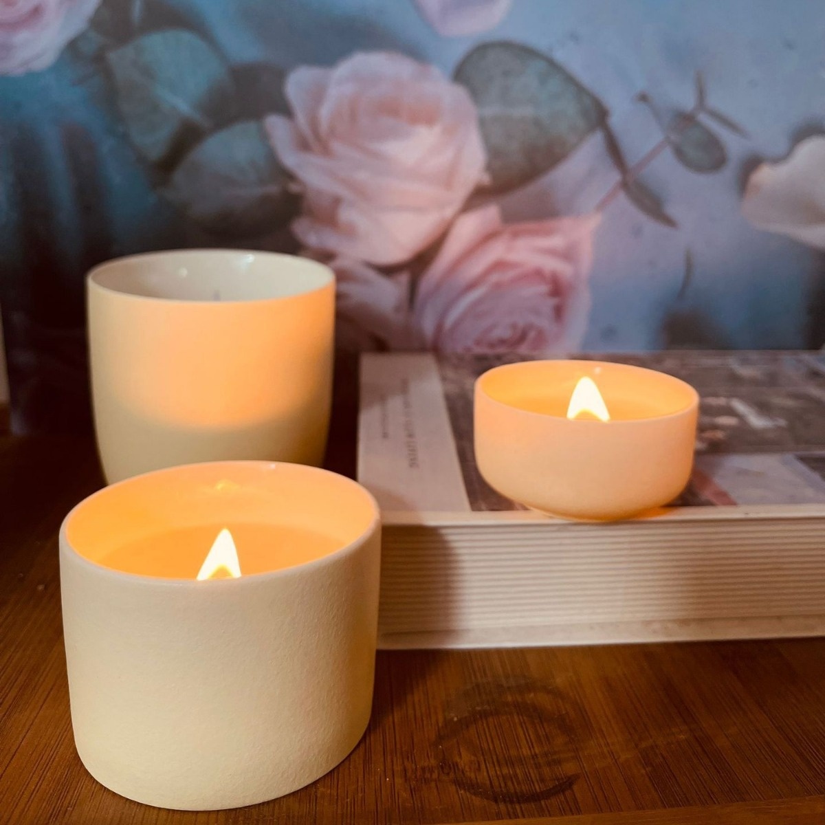 Bedroom Aromatherapy Candle Ornaments Scented Ceramic Cup Candle Container Atmosphere Light Gift Souvenir Order