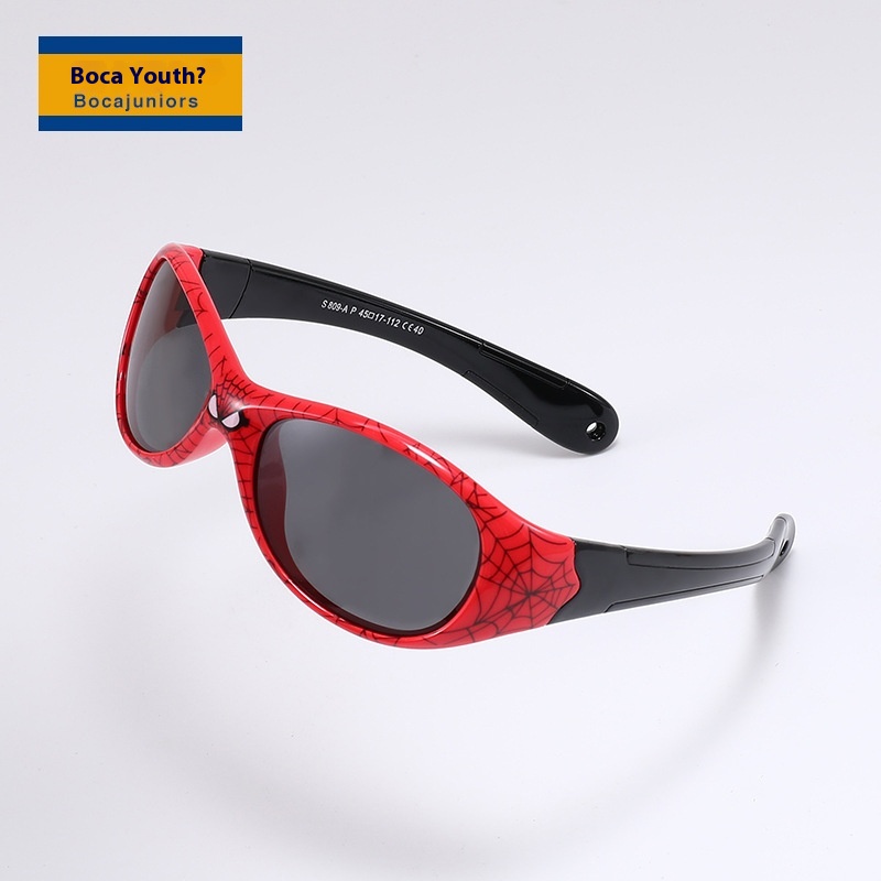 Fashion Children's Sports Sunglasses Kids Silicone Polarized Outdoor Cycling Cartoon Sunglasses S809-A