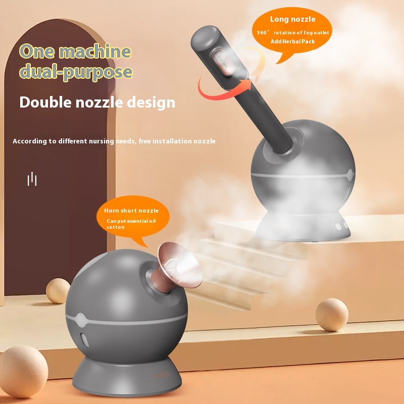 Facial Steamer,Nano Steam Sprayer,Large Mist Facial Home Beauty Device,Hot And Cold Dual Spray Humidifier.
