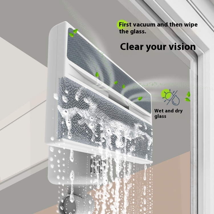 The Fourth Generation Electric Glass Wiping Robot Charging Telescopic High-altitude Lazy People Vacuum Household Cleaning Glass Wiping Machine