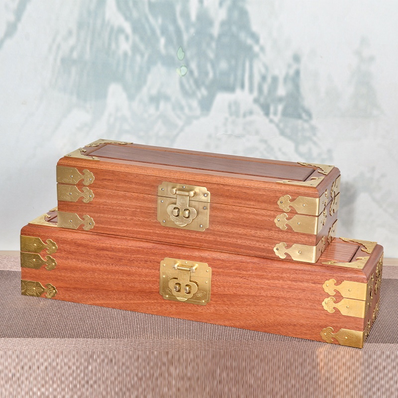 Rosewood Jewelry Box,Fragrant Rosewood Wood Crafts Storage Box,Popular Dragon Banknotes,Commemorative Coupons Collection,One Piece For Dery