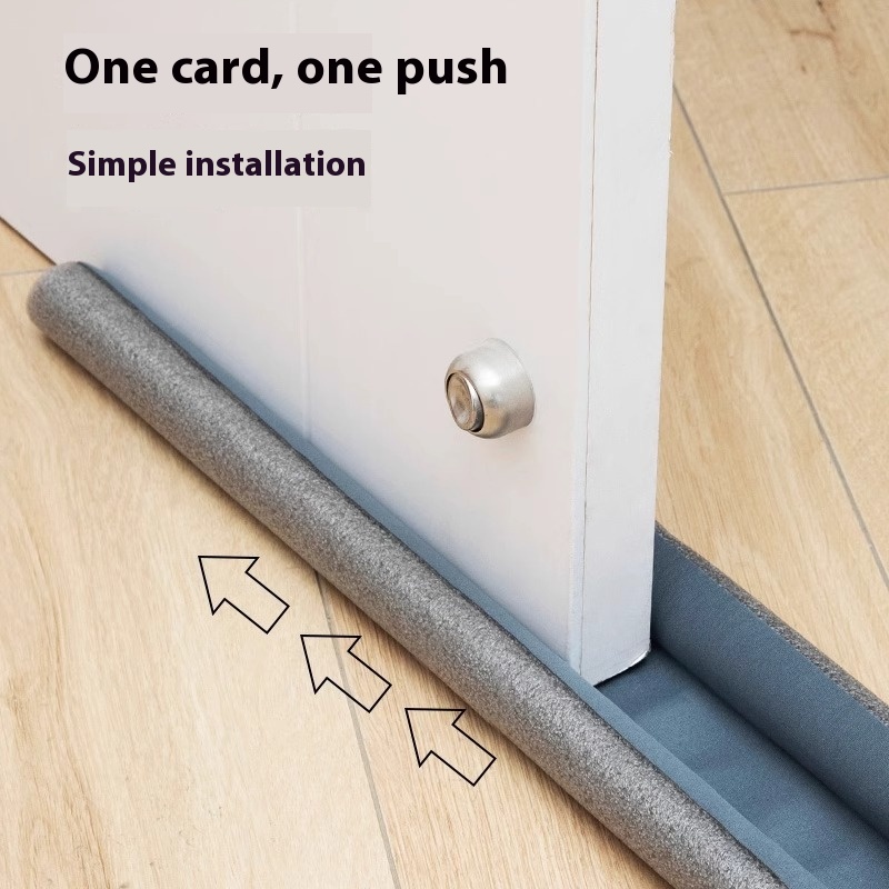 Door Slit Sealing Strip Door Bottom Windproof Windproof Artifact Bedroom Door Gap Waterproof Sonic Door Sticking Air Leakage Strip Winter