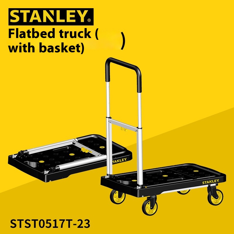 Stanley Trolley Handling Folding Flat Trolley Storage Logistics Express Trolley Industrial Trailer