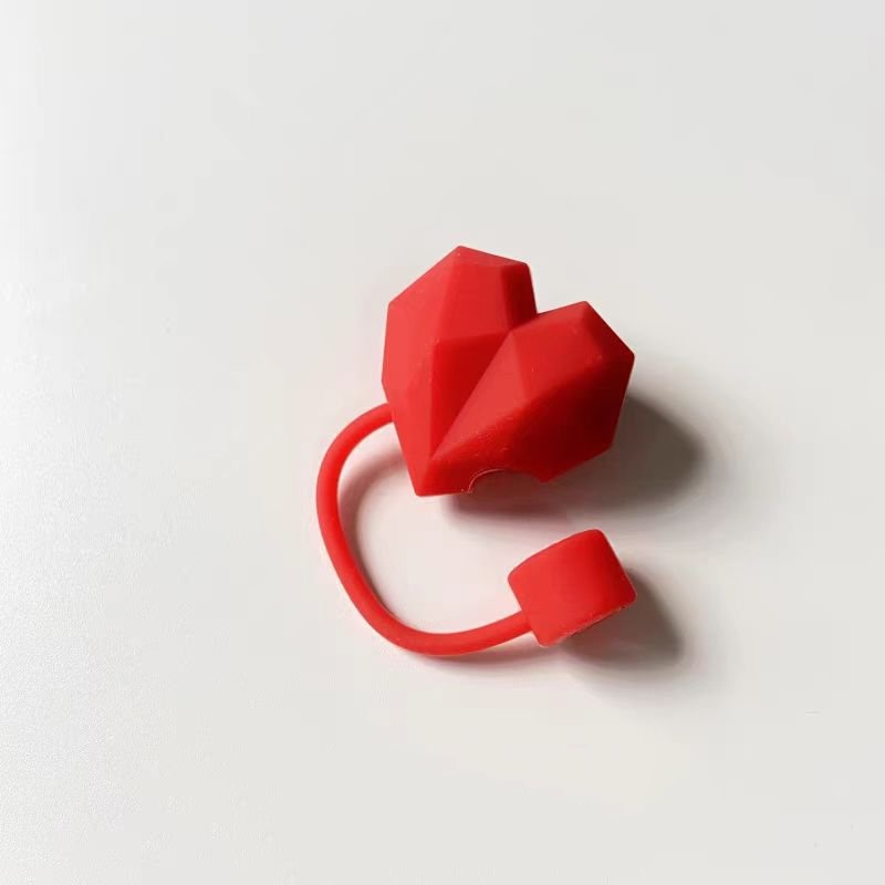 Mushroom10mm Love Angular Toy Pen Cover Dust Cover Personalized Beverage Straw Cover Dust Cap0601