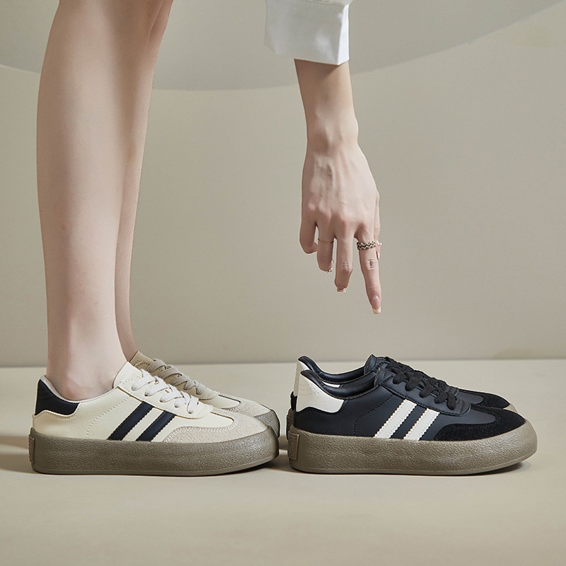 Summer Style White Shoes For Women Korean Version Student Sports Shoes Thick Bottom Heightening Casual Shoes Popular