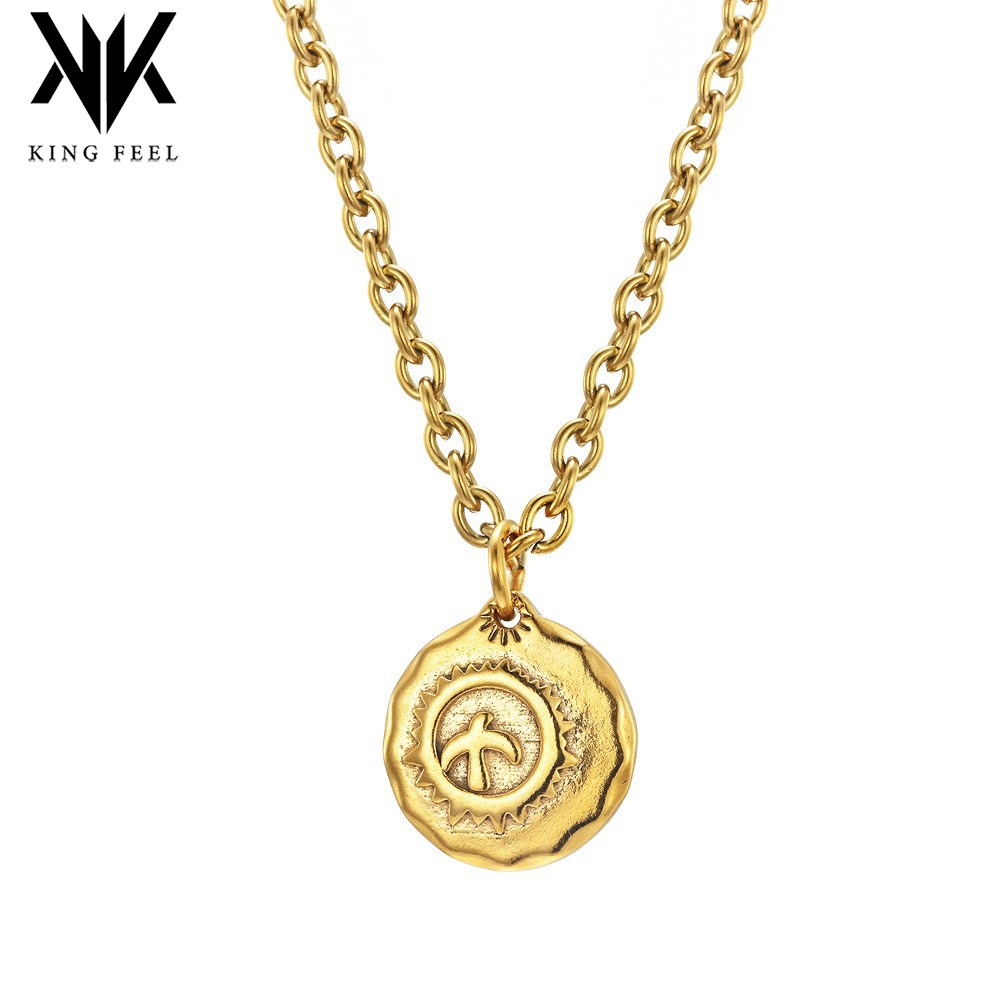 Japanese Retro Silver Takahashi Asuka Minimalist Temperament Literary Necklace Personalityy Street Shoot Wear Titanium Steel Pendant