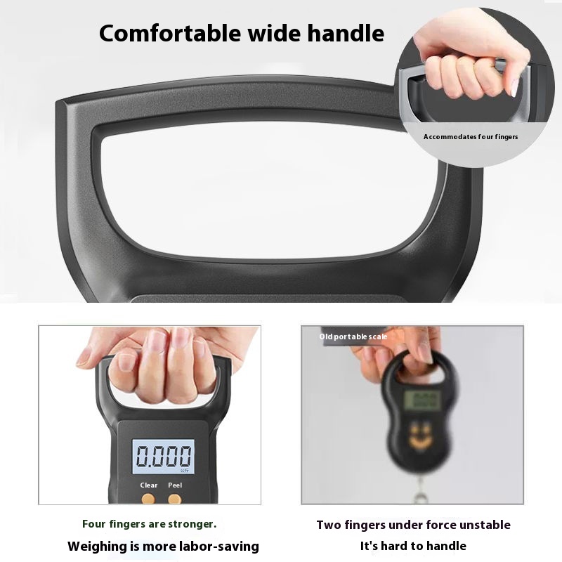 Germany Imported Genuine Goods Electronic Scale Portable50kg Household Mini Precision Spring Scale