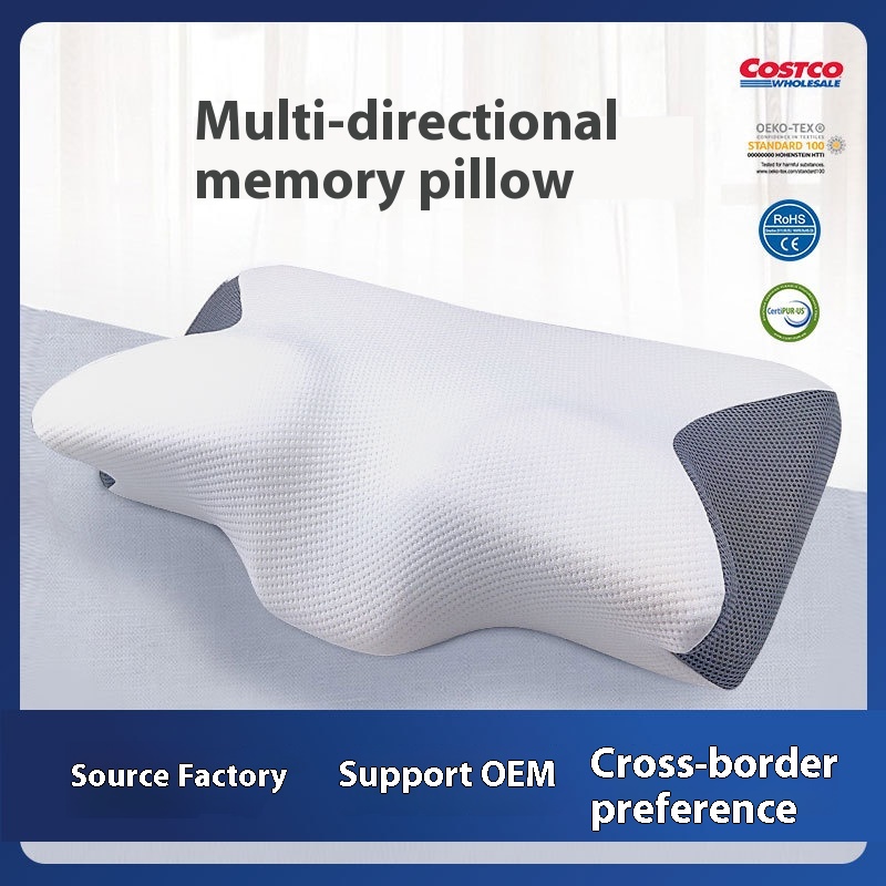 Butterfly Pillow Butterfly Memory Pillow Slow Rebound Zero Pressure Adult Neck Pillow Hotel Pillow Cervical Pillow