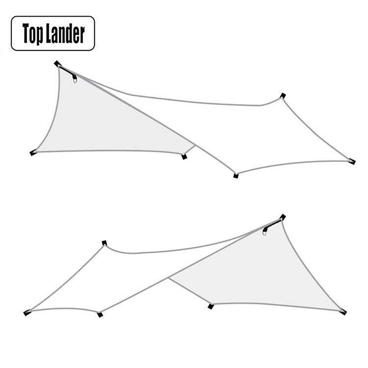 Outdoor Hexagonal Canopy Tent3×4 MWaterproof Camping Sun Awning Multi-person Camping Picnic Beach Sunshade