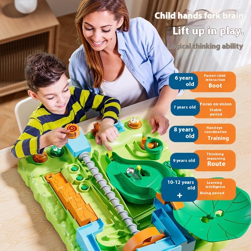 Puzzle Jungle Adventure Toy Children8 To12 Years Old Marble Boy3 To6 Years Old Maze Ball Game