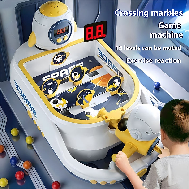 Marbles Shooting Game Machine Children's Toys3-4 Years Old Scoring Shooting Parent-Child Interactive Board Games Early Education Educational Gift