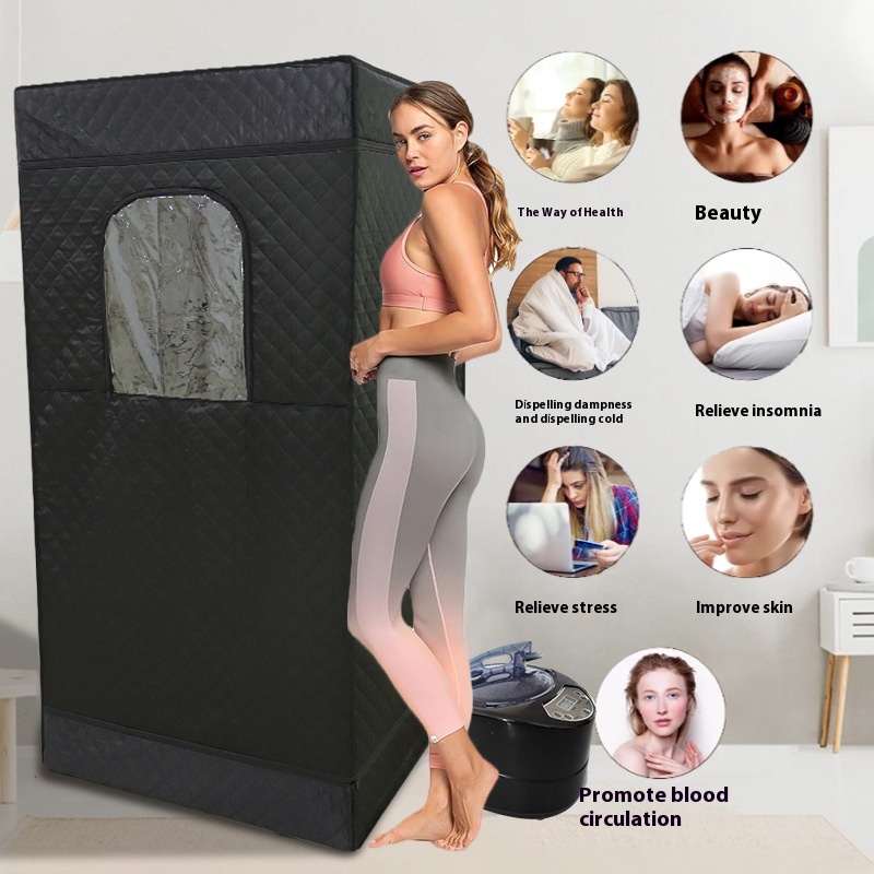 Khan Steam Room Family Sauna Room Sweat Box Movable Folding Sauna Box Sweat Fumigation Health Explosions