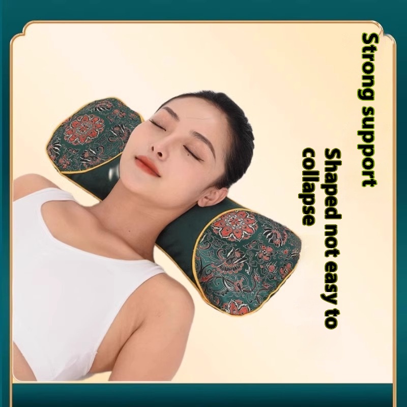 Electric Heating Cervical Pillow Wormwood Bone Headrest Wormwood Disassembly Wormwood Pillow Moxibustion Head Explosions