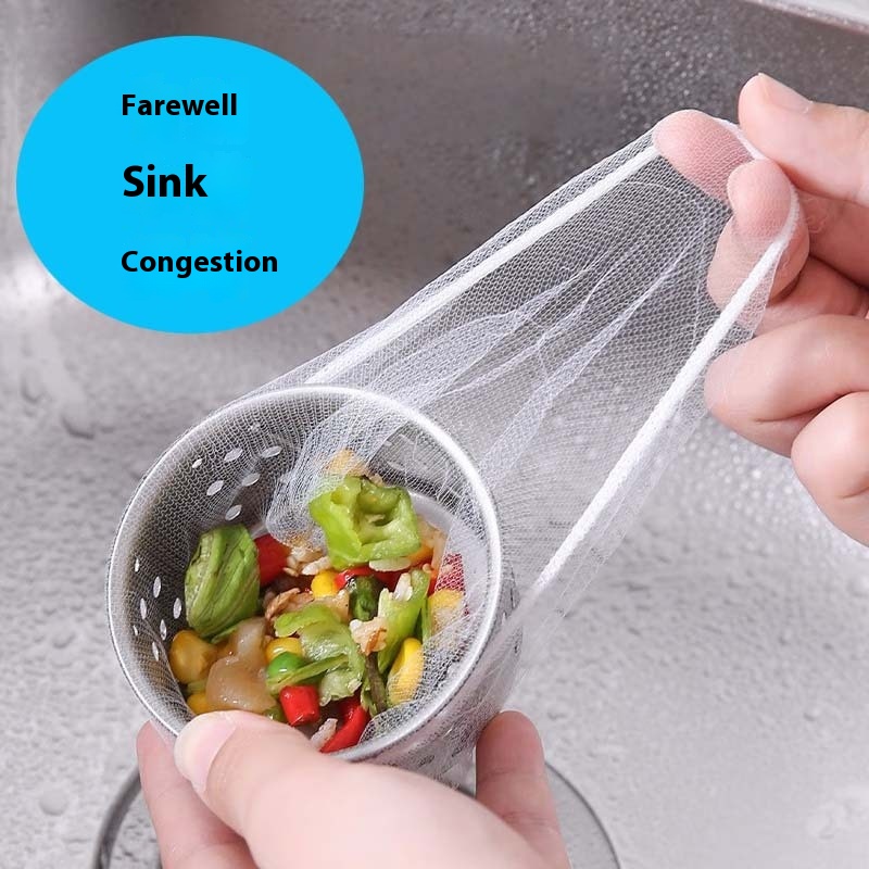 Disposable Kitchen Sink Garbage Filter Sewer Garbage Filter Food Residue Sink Net Bag