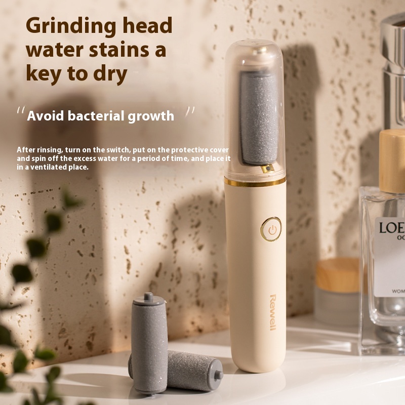 Riwei Electric Foot Grinder To Remove Dead Skin,Foot Skin,Calluses,Beautiful Feet,Pedicure,Rechargeable Home Exfoliation RS792