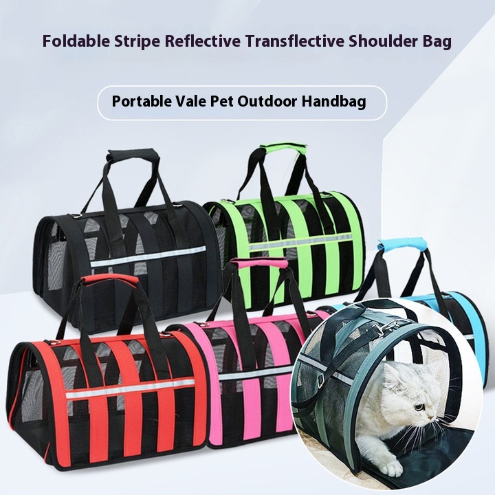 Cat Bag Ventilated Pet Bag Cool Summer Dog Bag Pet Portable Travel Bag Cat Cage