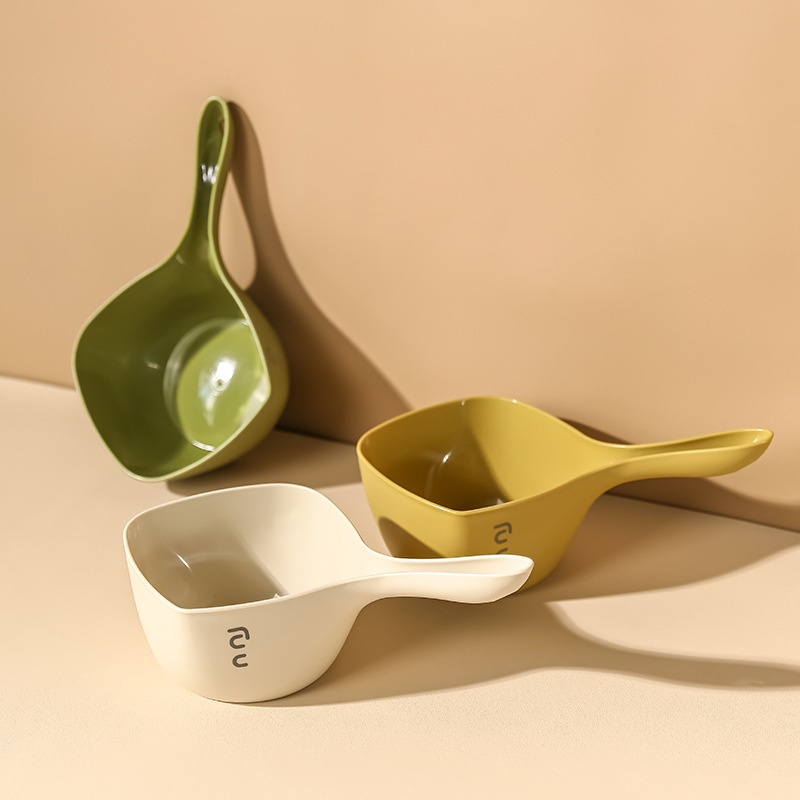 Household Kitchen Water Scoop Thickened Plastic Water Spoon High-value Light Luxury Drifting Spoon Children's Shampoo Water Spoon Water Spoon For Watering Flowers