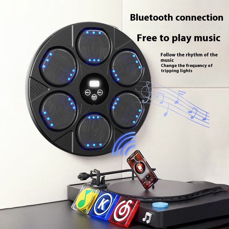 Music Boxing Target Smart Bluetooth Boxing Training Wall Target Fighting Boxing Machine Children Adult Fitness Equipment