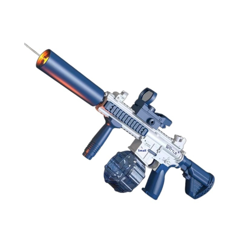 Upgraded Lighting Version Of Automatic Burst Charging M416 Electric Water Gun Summer Beach Electric Toy Generation