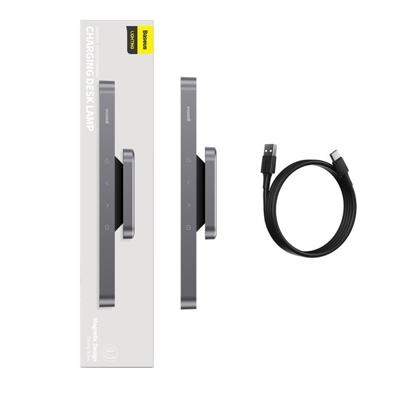 Baseus LEDTable Lamp Magnetic Desk Lamp Hanging Wireless Touch Night Light For Study Reading Lamp Stepless Dimming USBLight