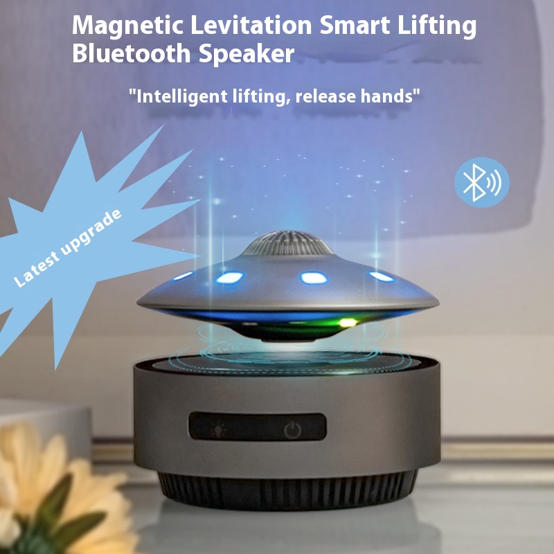 Automatic Lifting Magnetic Levitation Bluetooth Speaker Advanced Sense Home Desktop Technology Ornaments Audio Generation Postage