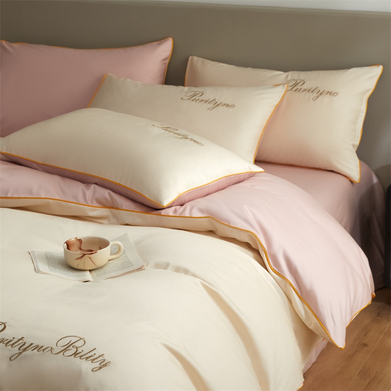 Cotton Bed Hat Pillowcase Quilt Cover Four-piece Cotton Bed Sheet Pillowcase Quilt Cover One-piece