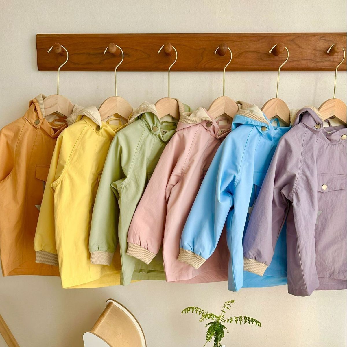 Xinyu Children's Clothing Children's Windbreaker Spring Girls Elf Hat Baby Coat Jacket Children's Short Jacket