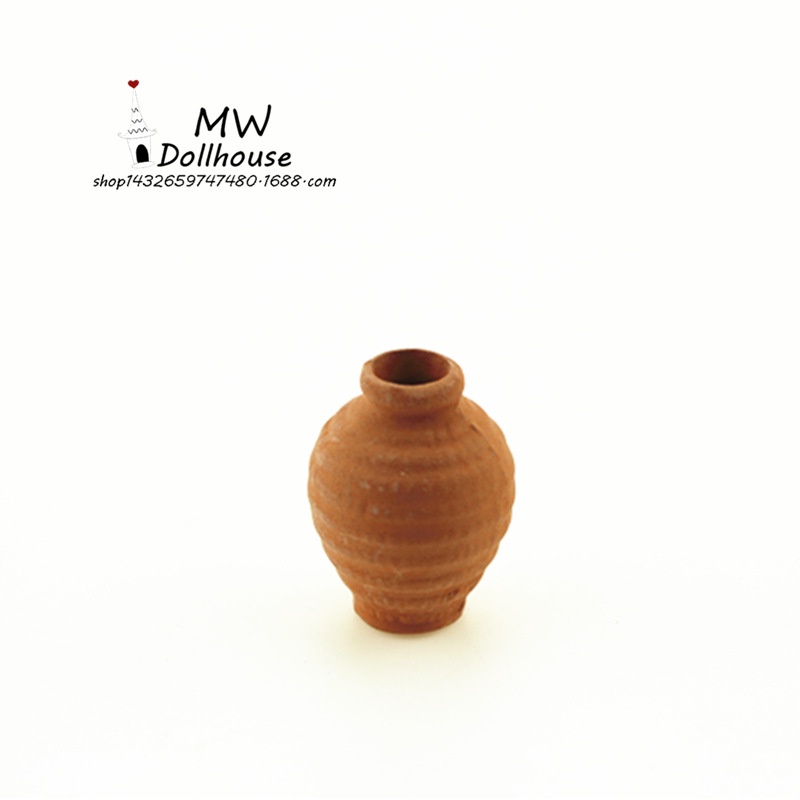 52 DOLLHOUSEMiniature Food Play Scene Model Dollhouse Accessories Mini Ceramic Flower Pot C5043