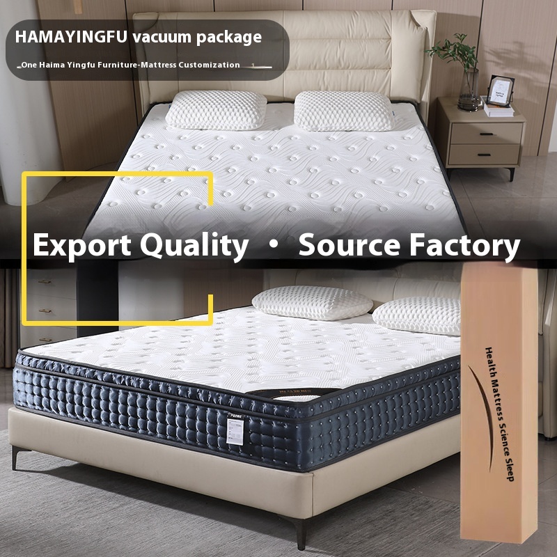 Five-star Hotel Mattress Homestay Apartment Spring Mattress Latex Simmons Compression Roll Package Foreign Trade