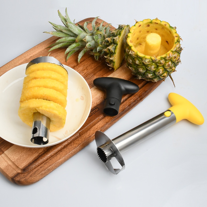 Pineapple Peeler,Fruit Core Separation And Core Removal Stainless Steel Rotary Pineapple Peeler Fruit Tool