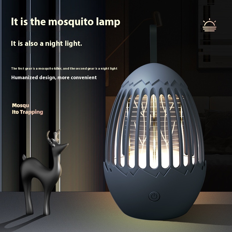Portable Rechargeable Electric Shock Mosquito Killer Household Indoor And Outdoor Office Camping Mosquito Killer