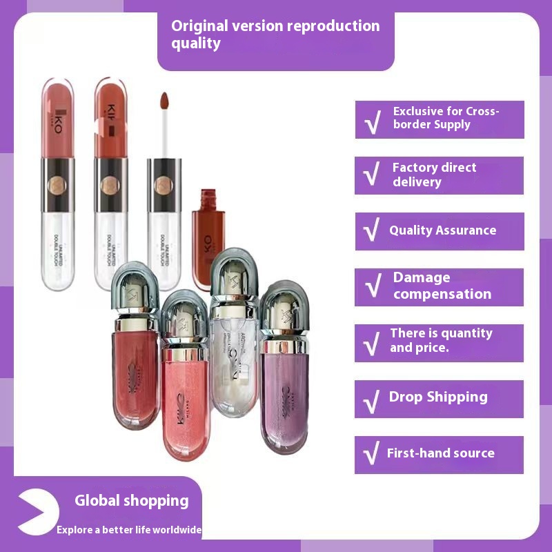 Kio Single Lip Glaze 3D Lip Gloss 17 21 Lip Gloss Lipstick Lip Glaze Explosions Color Number High Quality