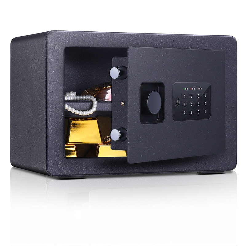 Deli33515 Safe Small Office Home Safe Deposit Box Into The Wall Doubleurance Anti-theft Safe Deposit Box Height25 C M
