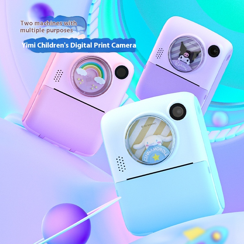 Yimi X17 Children'stant Print Digital Camera H D Small S L R Dual Lens Photography Camera Toy
