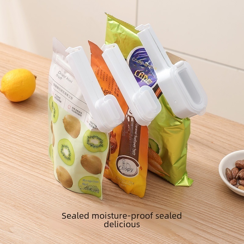 Multifunctional Lid Sealing Clip Discharge Mouth Food Bag Fresh-keeping Sealing Clip Snacks Moisture-proof Sealing Clip Sealer