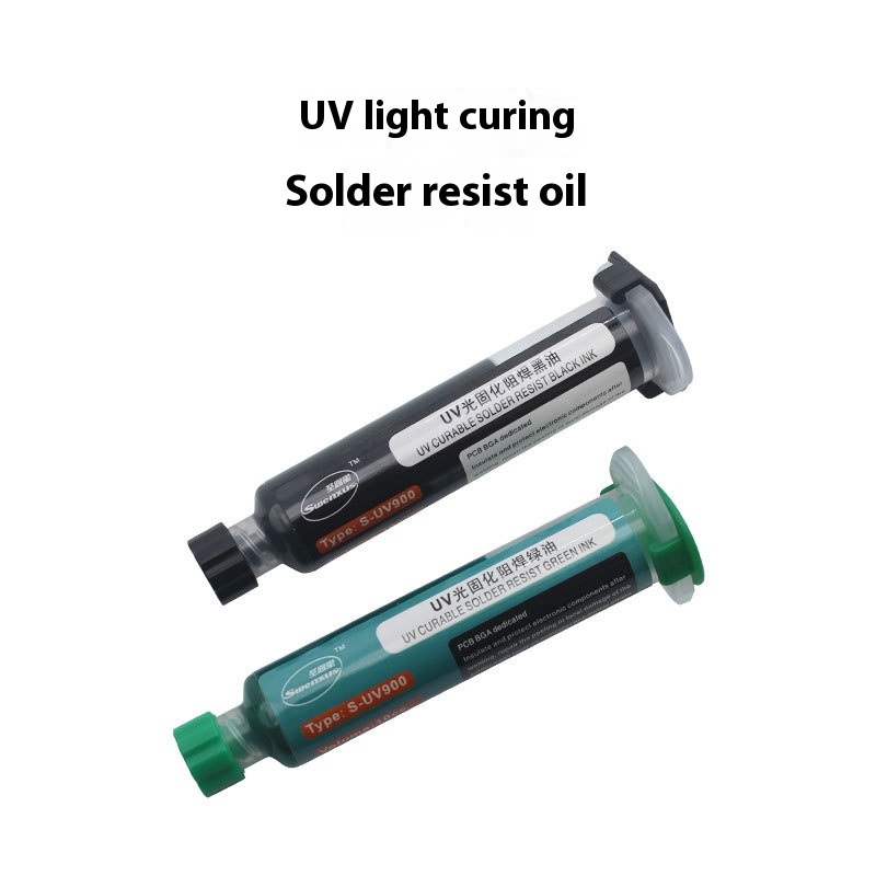 Mobile Phone Motherboard Repair UVGreen Oil Ultraviolet Air Drying Curing Light Curing Solder Resist Oilulation Black Oil