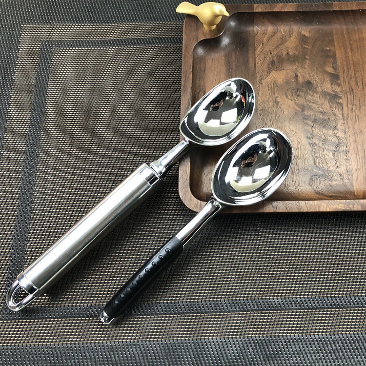 Ice Cream Fruit Spoon Zinc Alloy Stainless Steel Scoop